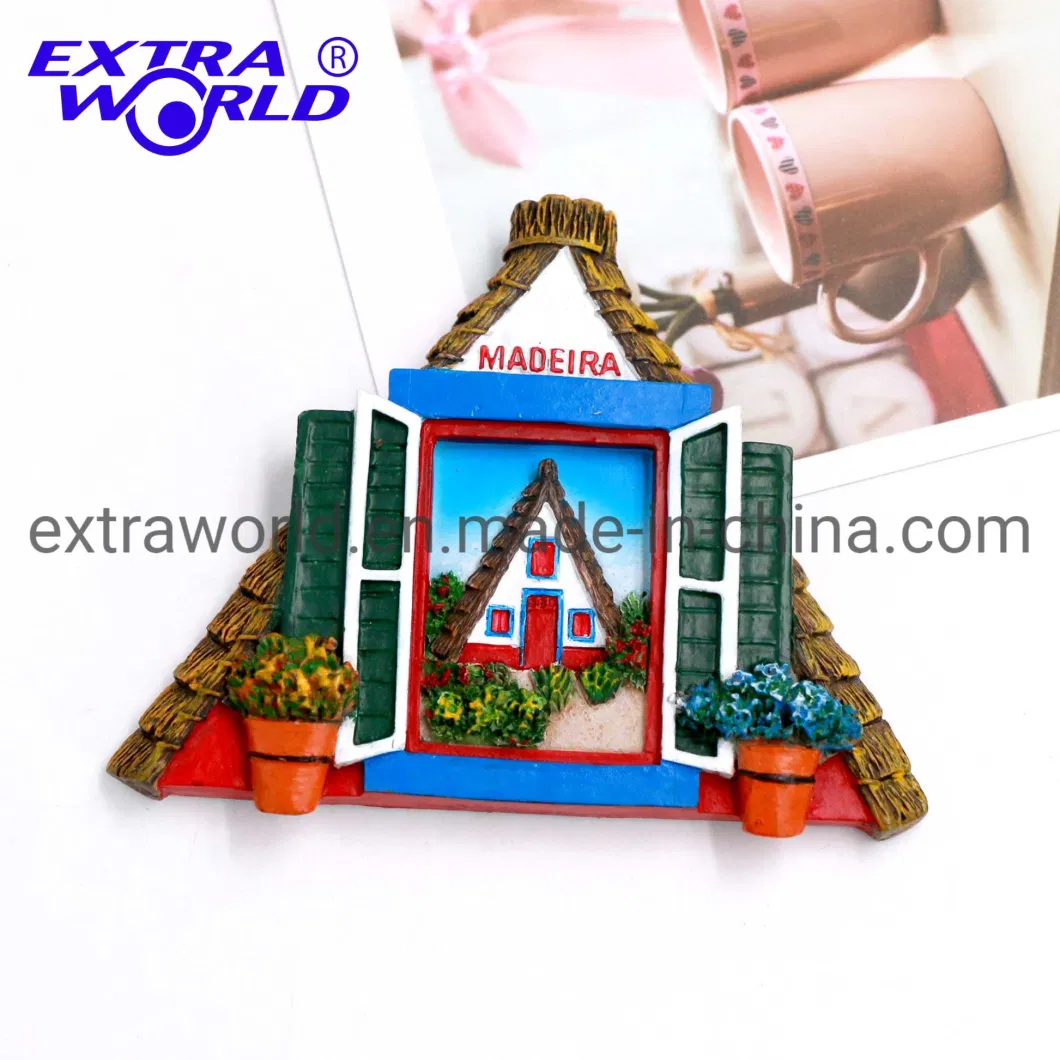 Madeira Tourist Gift Handpainting Resin Decor Fridge Magnet Souvenir Collection