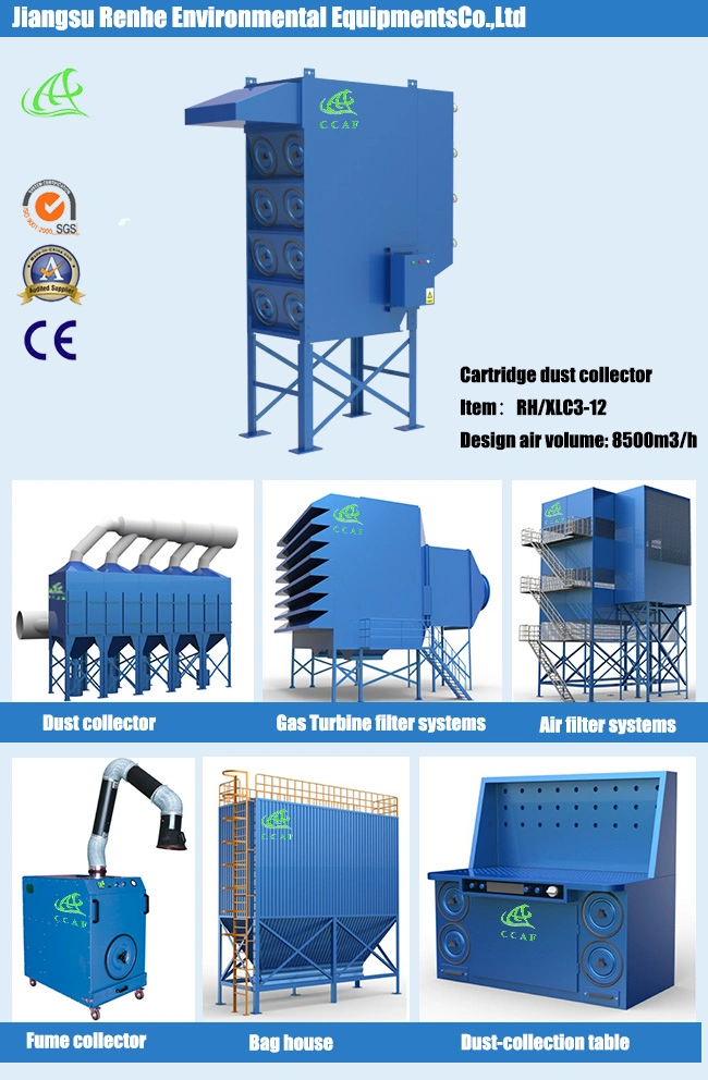 Ccaf Horizontal Cartridge Dust Collection for Industrial Air Cleaning